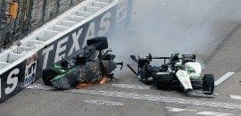 Newgarden é levado ao hospital após acidente no Texas