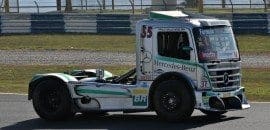 Salustiano de novo na frente da F-Truck em Goiânia