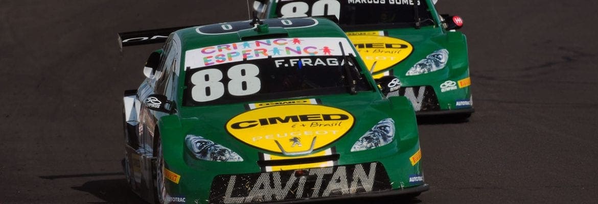 Cimed Racing amplia liderança com pódio de Felipe Fraga e Marcos Gomes