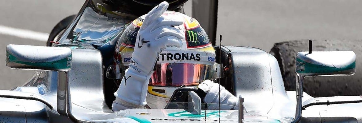 Hamilton comemora sua quarta vitória no GP da Grã-Bretanha