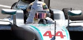 Hamilton comemora sua quarta vitória no GP da Grã-Bretanha