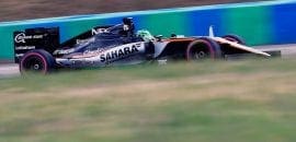Hulkenberg sente que desempenho caiu quando a pista secou