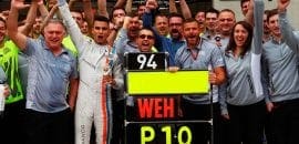 Pascal Wehrlein comemora primeiro ponto da sua carreira