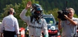 Sem Hamilton, Nico Rosberg garante a pole do GP da Bélgica
