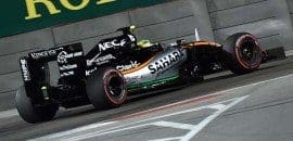 Perez toma duas punições e largará em 18º em Cingapura