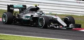 Com pista úmida, Rosberg é mais uma vez o mais rápido no último treino livre de Suzuka