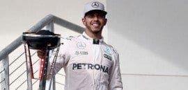 Lewis Hamilton entusiasmado com a sua 50ª vitória