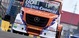 Diogo Pachenki de novo na frente da Truck em Cascavel