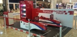 Gratuito, simulador de F1 em shopping leva adrenalina aos apaixonados por velocidade