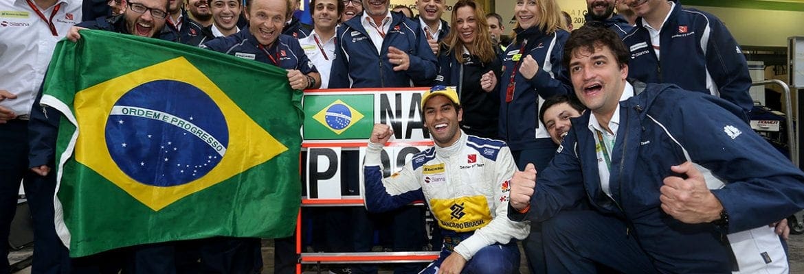 Nasr faz primeiros pontos da Sauber: ‘Sou brasileiro e não desisto nunca’