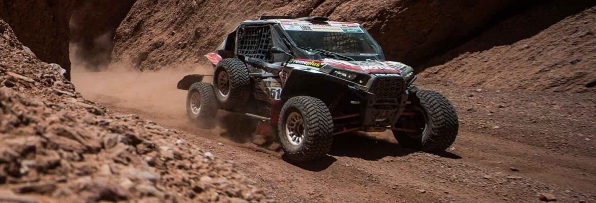 Dupla brasileira faz história e vence pela primeira vez uma etapa do Rally Dakar nos UTVs