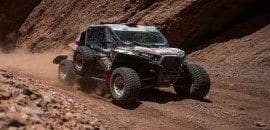 Dupla brasileira faz história e vence pela primeira vez uma etapa do Rally Dakar nos UTVs