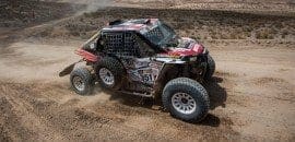 Leandro Torres e Lourival Roldan conquistam mais uma vitória no Dakar