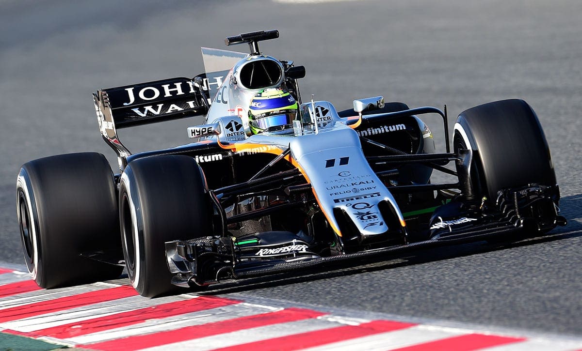 Sergio Perez (Force India) - Testes Barcelona