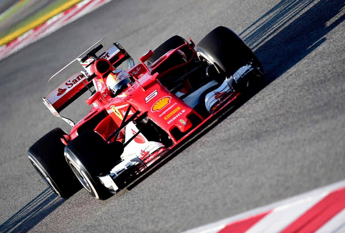 Sebastian Vettel (Ferrari) - Testes Barcelona