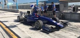 Matheus Leist faz primeiro teste em Miami e impressiona equipe Carlin