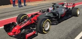 Haas faz dia de filmagens em Barcelona e imagem vaza