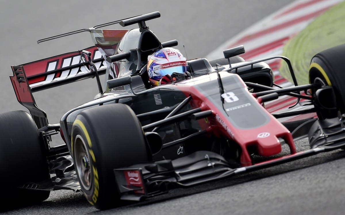 Romain Grosjean (Haas) - Testes Barcelona