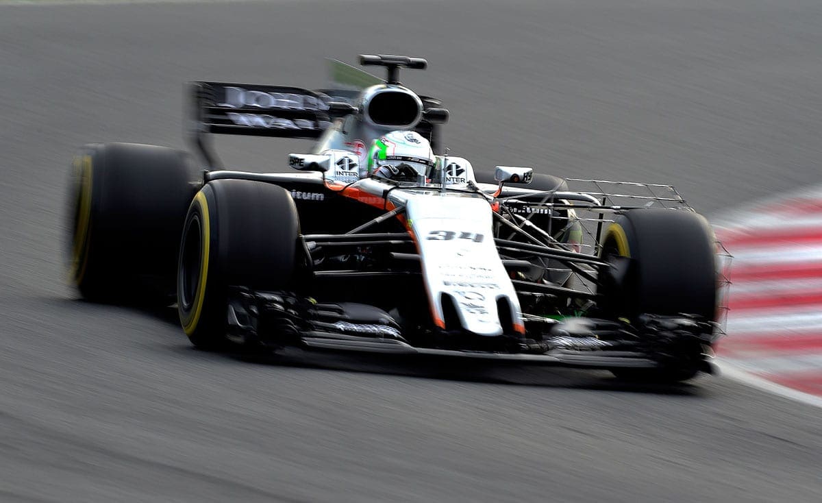 Alfonso Celis Jr. (Force India) - Testes Barcelona