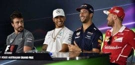 Alonso pede por motores iguais na F1 e Hamilton desdenha: “Honda não”