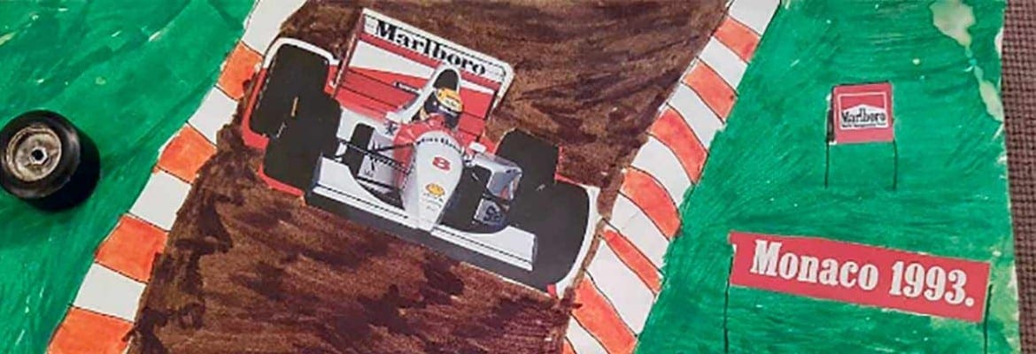 Desenho revela que Nelsinho Piquet também era grande fã de Ayrton Senna