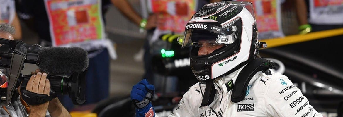 Bottas surpreende e marca primeira pole position da carreira, no Bahrein