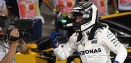 Bottas surpreende e marca primeira pole position da carreira, no Bahrein