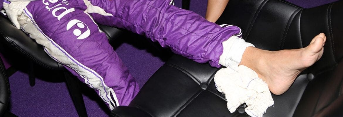 Antonio Pizzonia escapa quase ileso de acidente sério