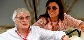Aos 89 anos e casado com brasileira, Bernie Ecclestone será pai pela quarta vez