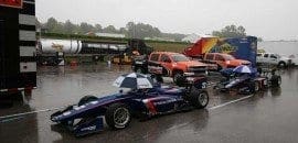 Matheus Leist faz corrida de recuperação na Indy Lights após chuva em Barber