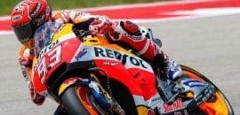 Marquez é o mais rápido na segunda sessão em Austin