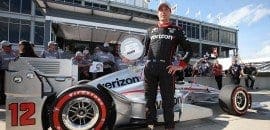 Power define a pole para Penske em Barber; Castroneves larga em segundo