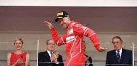Vettel adota melhor estratégia nos boxes e comanda a dobradinha da Ferrari em Mônaco