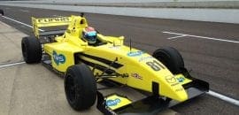 Pro Mazda: Carlos Cunha Filho foi quarto na primeira corrida em Indianápolis
