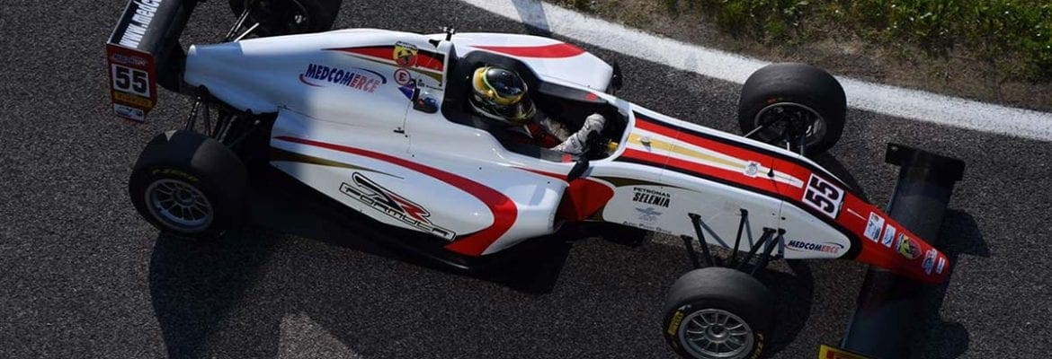 Luiz Branquinho foi ao pódio na F4 Italiana em Adria