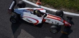 Luiz Branquinho foi ao pódio na F4 Italiana em Adria