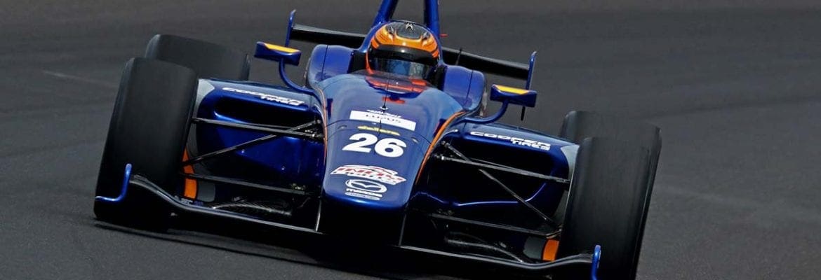 Matheus Leist é destaque em testes da Indy Lights no oval de Gateway