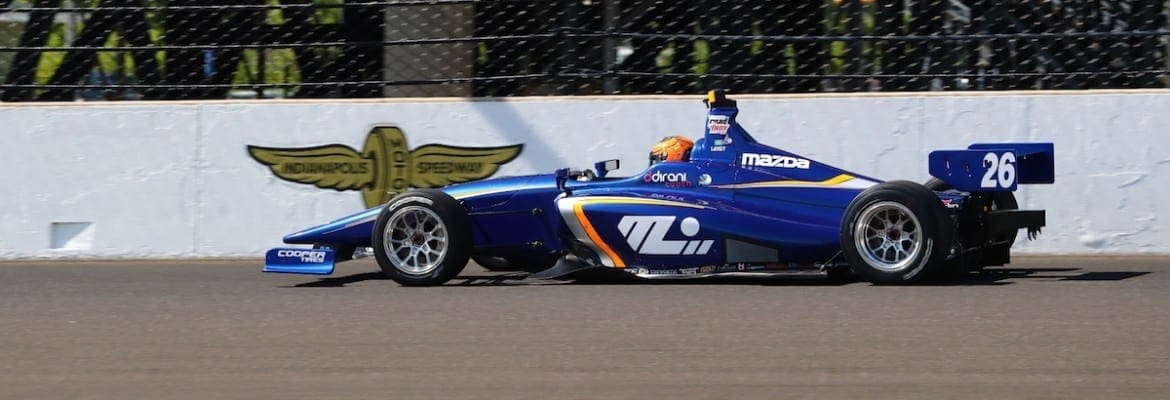 Matheus Leist é pole position em Indianápolis na Indy Lights