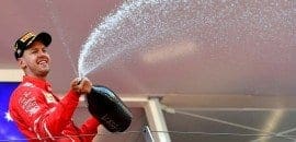 Vettel venceu mais uma: “Tive de ser paciente”