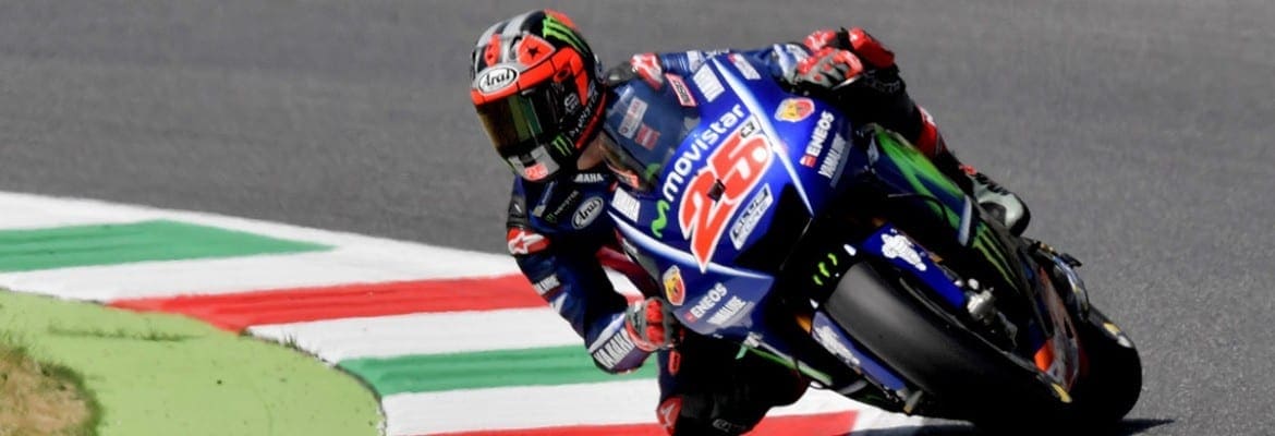 Maverick Vinales supera Valentino Rossi e é pole em Mugello