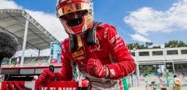 Chales Leclerc larga na pole da F2 no Azerbaijão