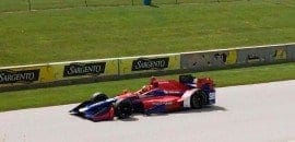 Matheus Leist é o mais rápido entre os novatos em primeiro teste com carro da Indy