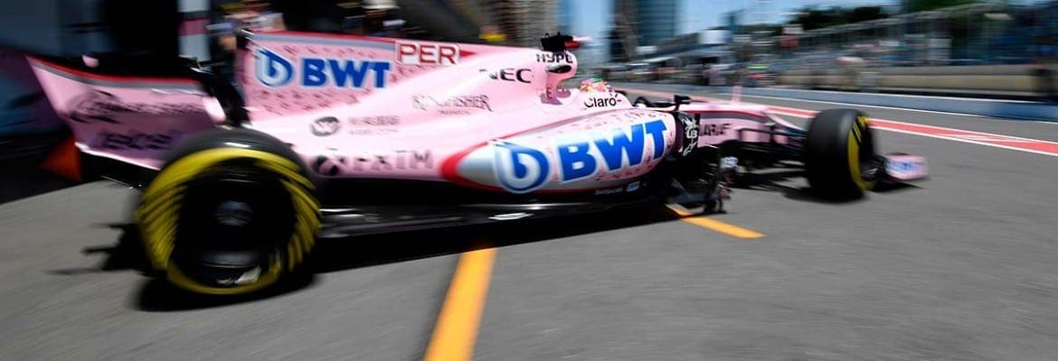 Sergio Perez bateu nos dois treinos livres em Baku