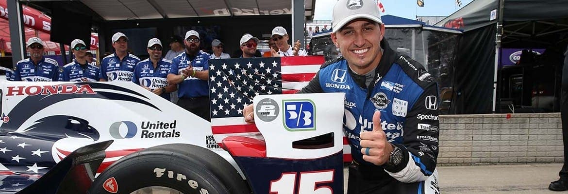 Graham Rahal vence a primeira corrida de Detroit