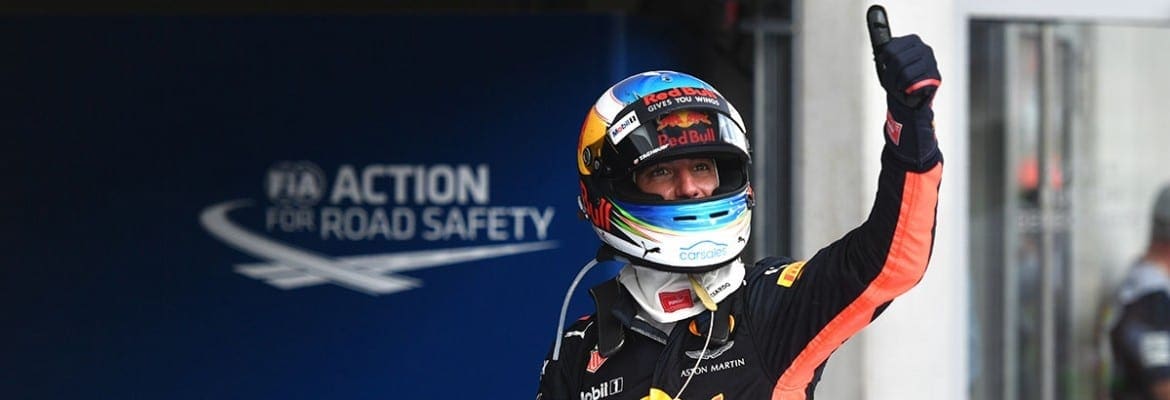 Na Áustria, Daniel Ricciardo comemora cinco pódios consecutivos