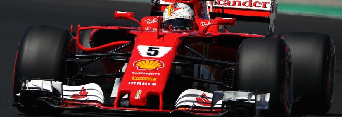 Ferrari mostra força e domina primeira fila na Hungria, com Vettel na frente