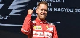 Vettel vence e Ferrari faz dobradinha no GP da Hungria
