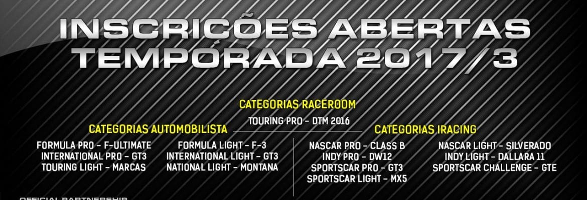 F1BC abre inscrições para campeonatos da temporada 2017/3 com promoções