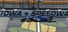 Matheus Leist estreia em Iowa marcando segundo melhor tempo no treino livre da Indy Lights