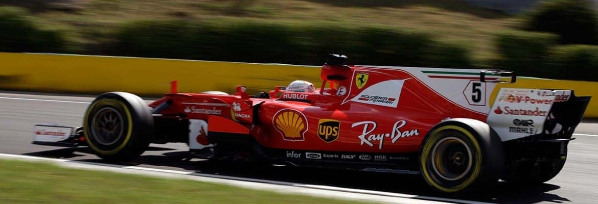 Vettel lidera domínio da Ferrari em Hungaroring